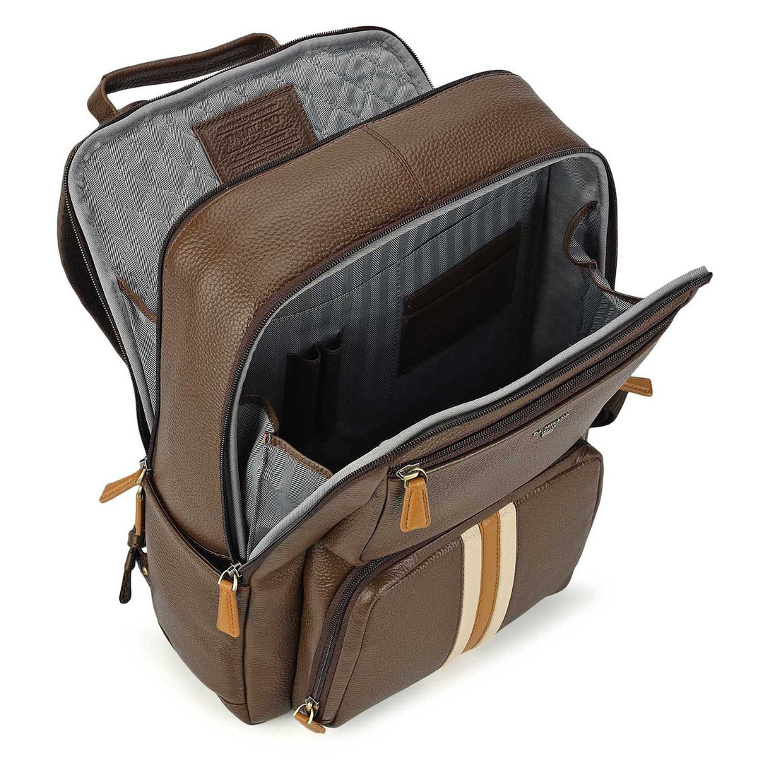 Wax Leather Backpack - Mocha