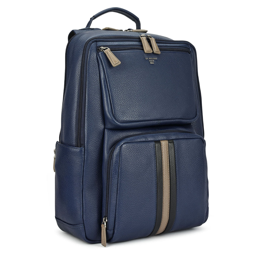Wax Leather Backpack - Patriot Blue
