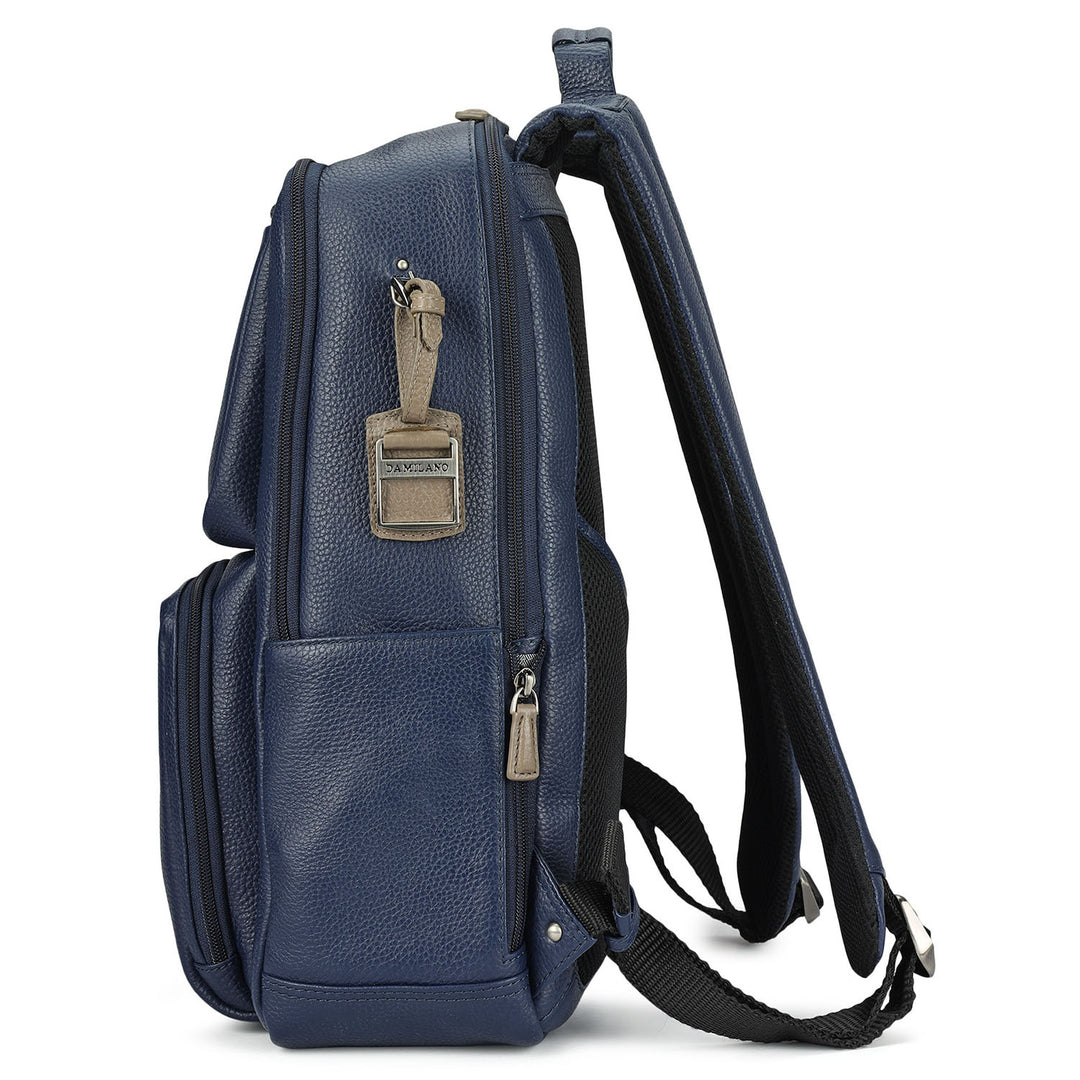 Wax Leather Backpack - Patriot Blue