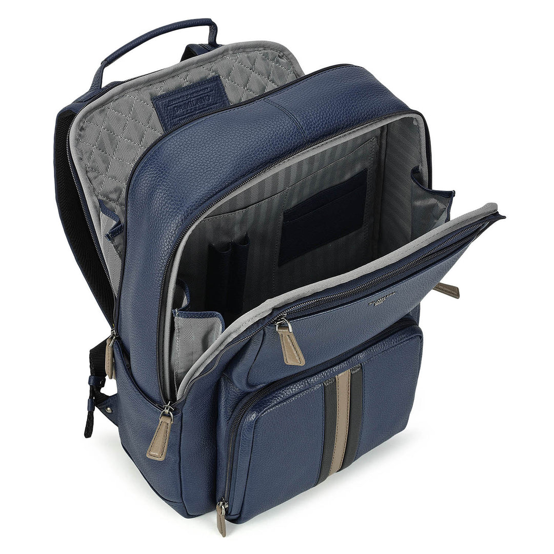 Wax Leather Backpack - Patriot Blue