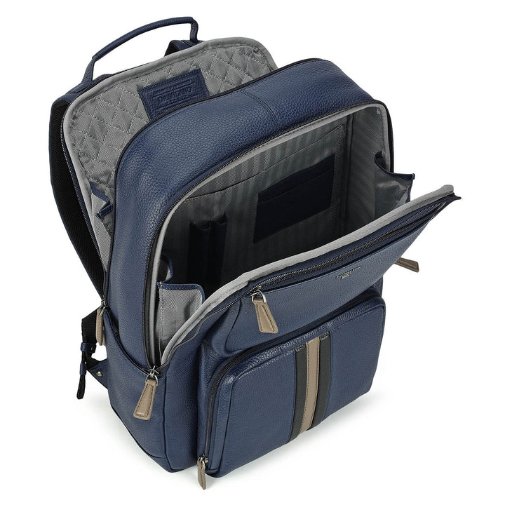 Wax Leather Backpack - Patriot Blue