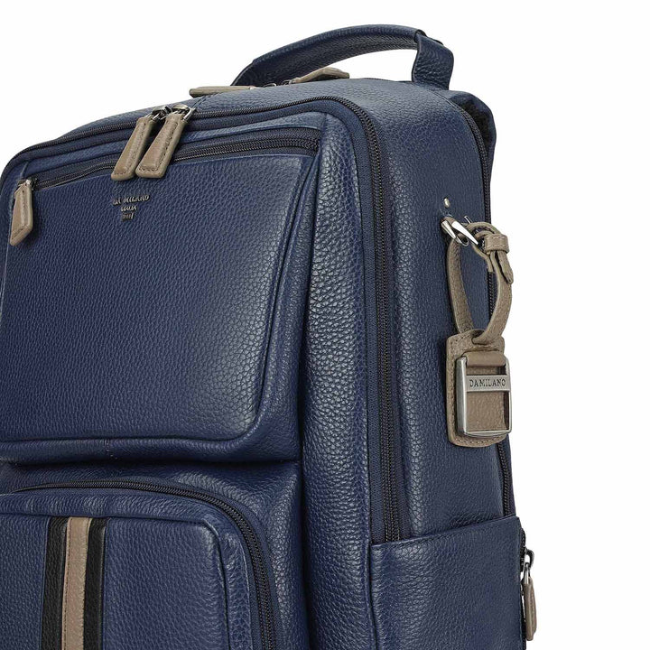 Wax Leather Backpack - Patriot Blue