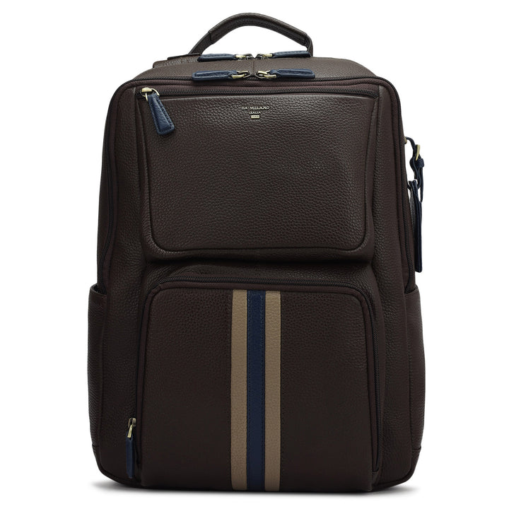 Wax Leather Backpack - Chocolate