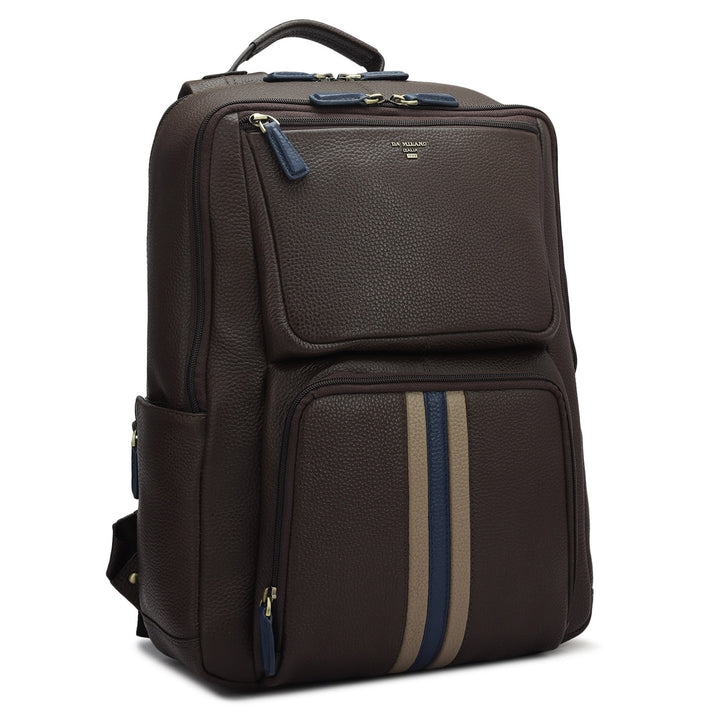 Wax Leather Backpack - Chocolate