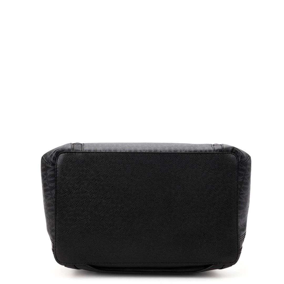 Monogram Backpack (M) - Black