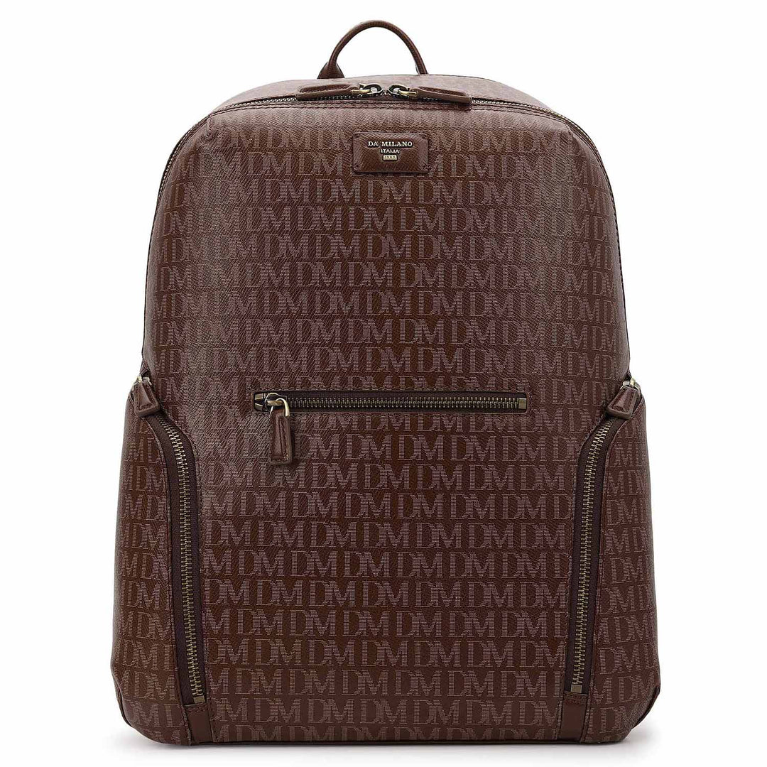 Monogram Backpack (M) - Walnut