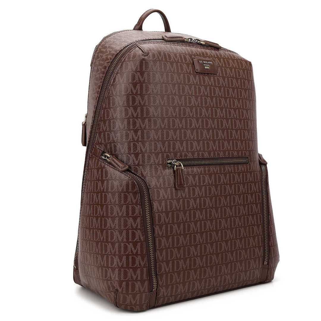 Monogram Backpack (M) - Walnut