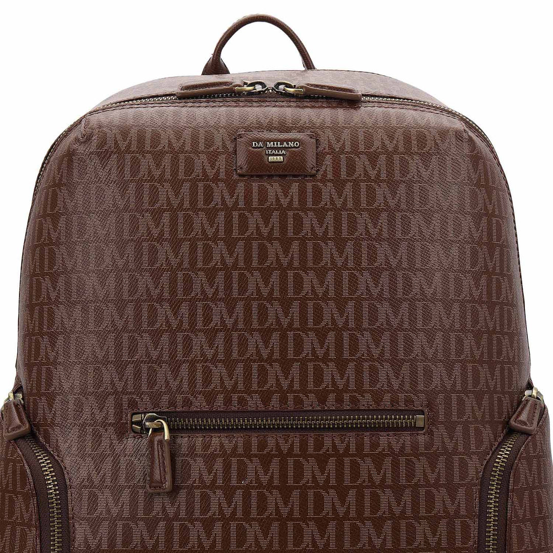 Monogram Backpack (M) - Walnut