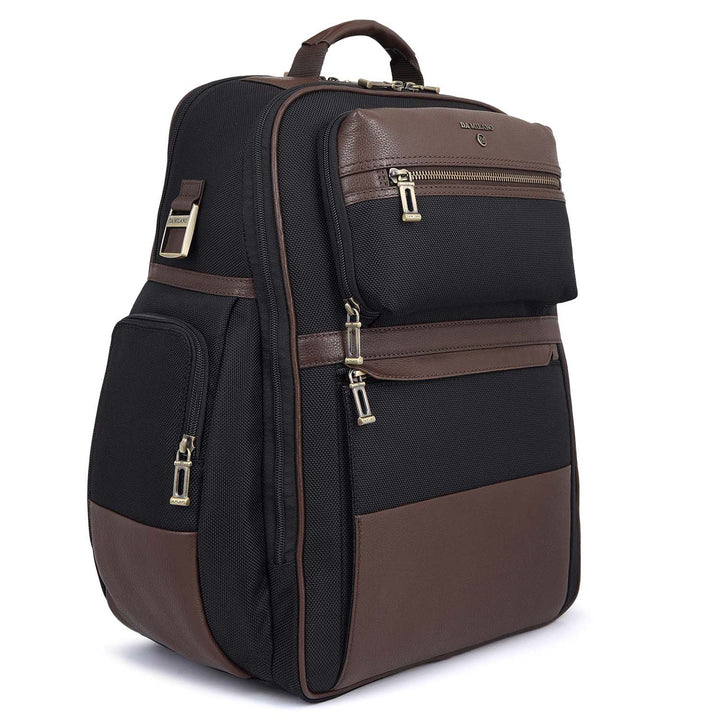Online Exclusive Tetron Backpack (M) - Black & Mocha