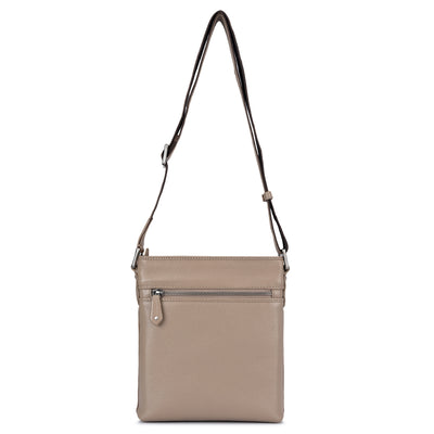 Wax Leather Men Sling - Taupe