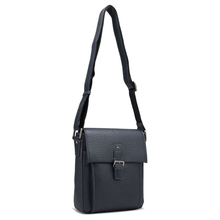 Bub Leather Men Sling - Blue