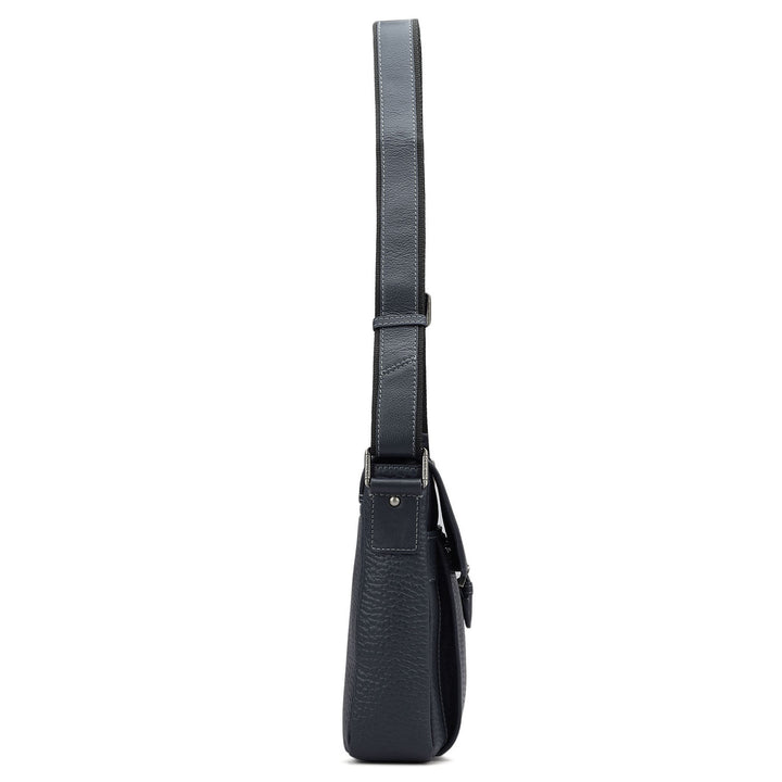 Bub Leather Men Sling - Blue