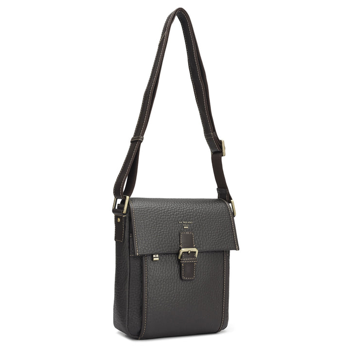 Bub Leather Men Sling - Brown