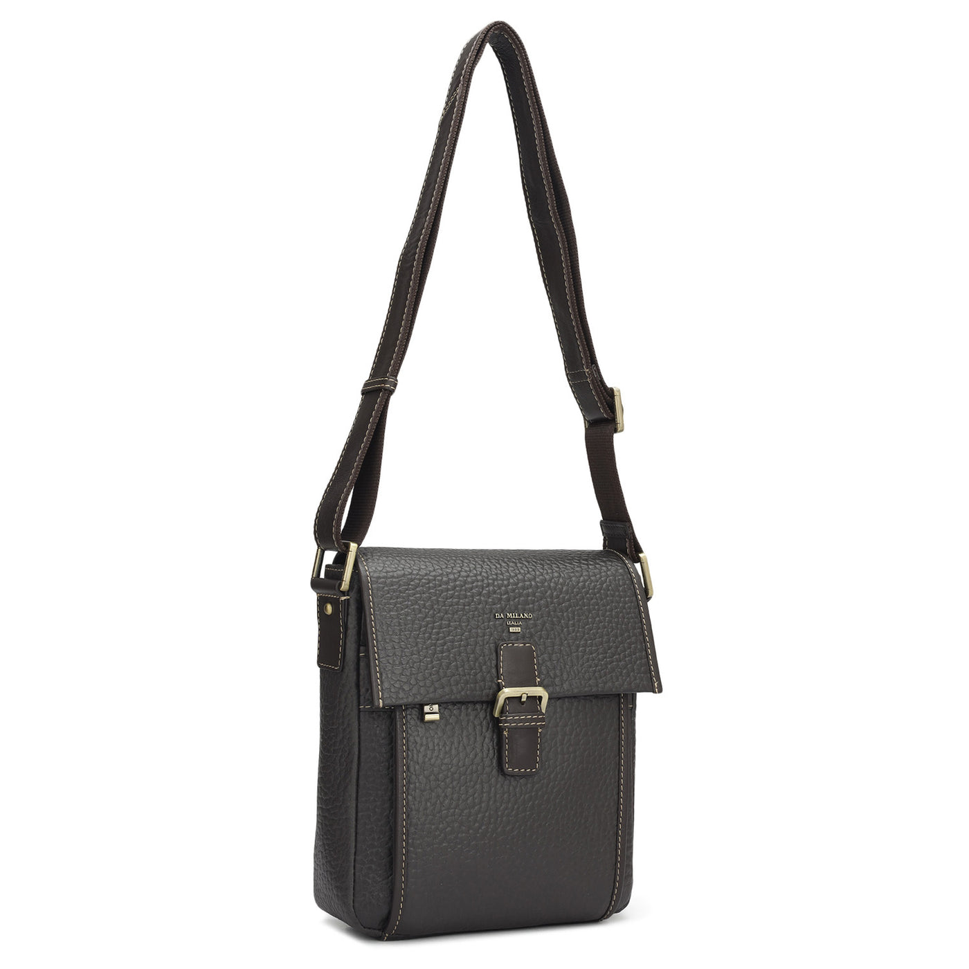 Bub Leather Men Sling - Brown