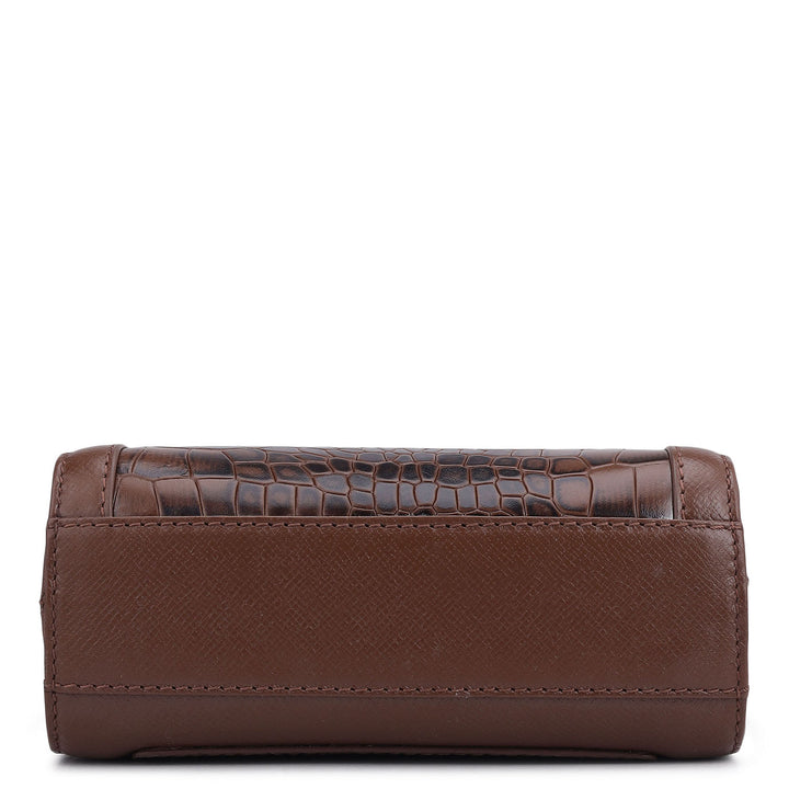 Croco Franzy Leather Men Sling - Date