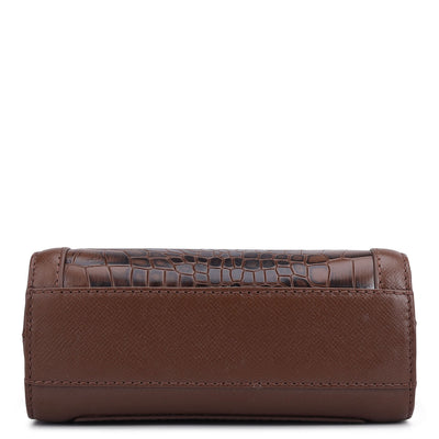 Croco Franzy Leather Men Sling - Date