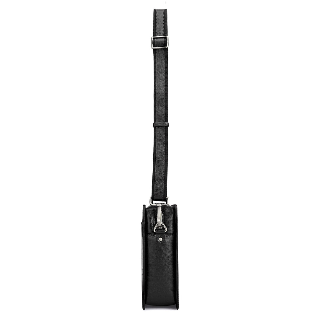 Croco Leather Men Sling - Black