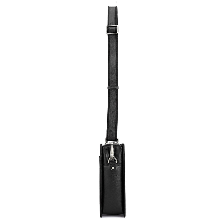 Croco Leather Men Sling - Black