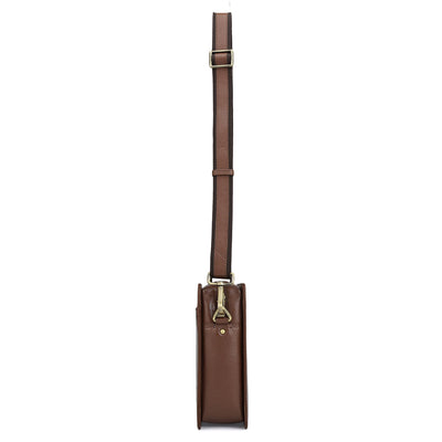 Croco Leather Men Sling - Date
