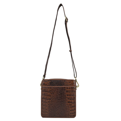 Croco Leather Men Sling - Date