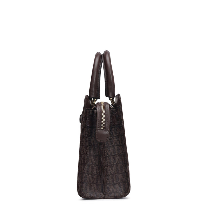 Small Monogram Leather Satchel - Date