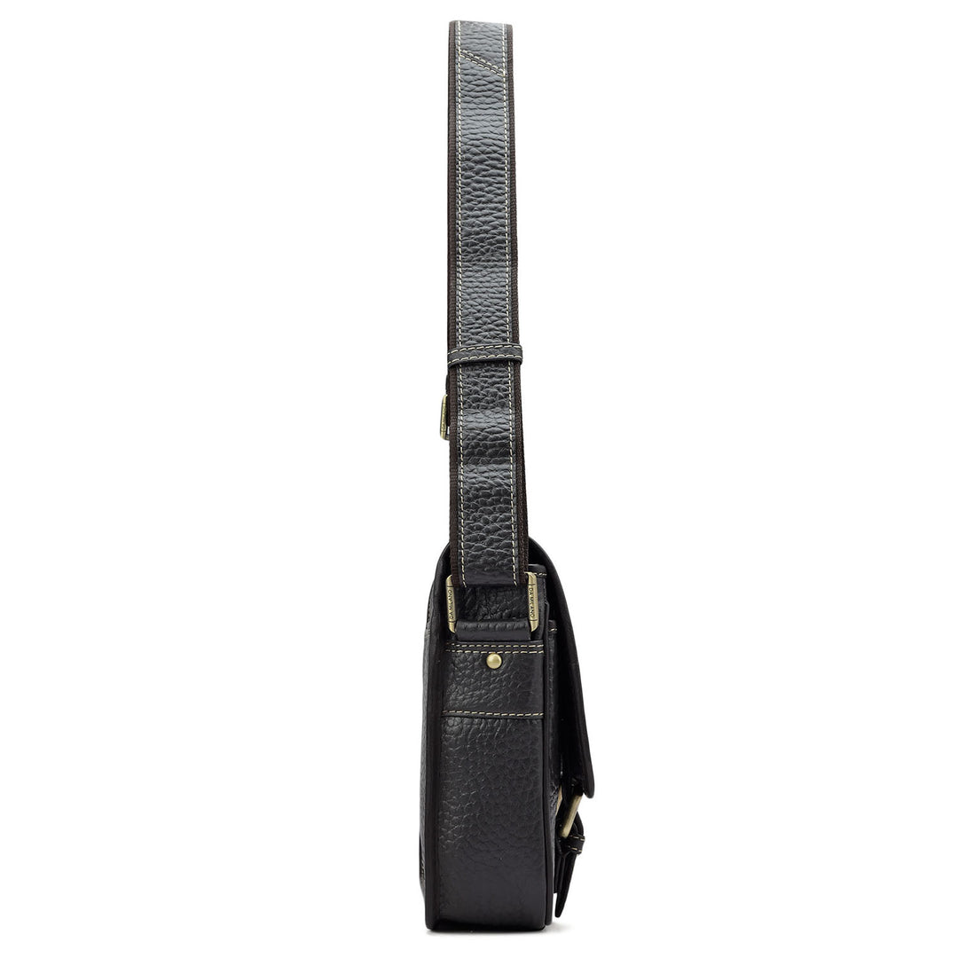 Bub Leather Men Sling - Brown