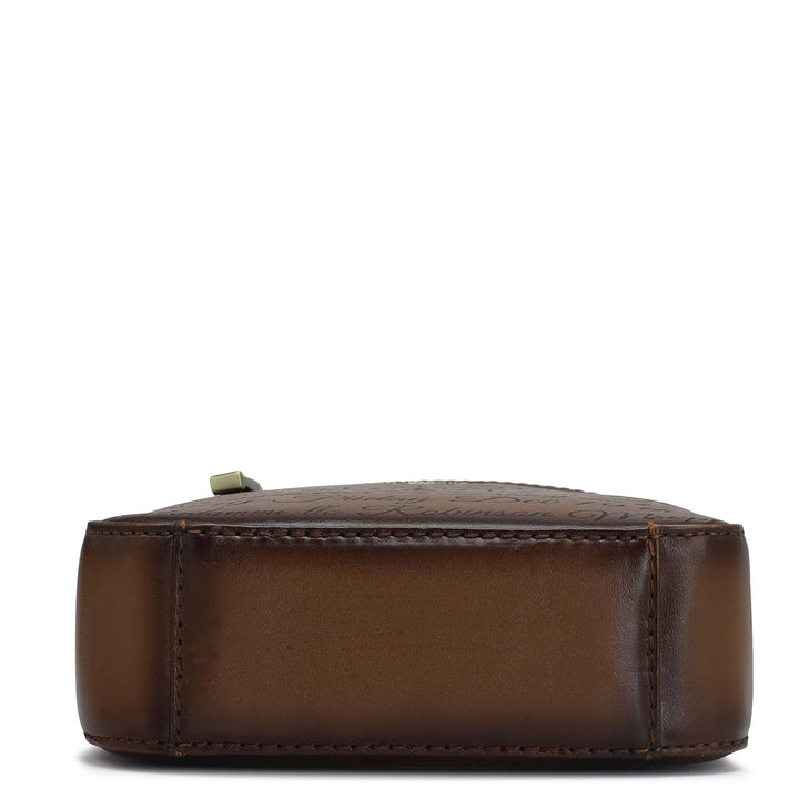 Signato Leather Mens Sling - Cognac