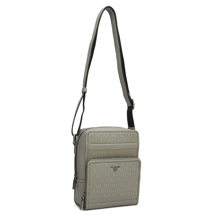Monogram Franzy Leather Mens Sling - Stone Grey