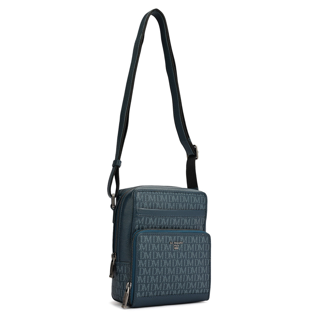 Monogram Franzy Leather Men Sling - Ocean