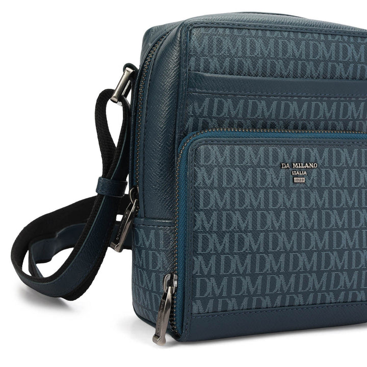 Monogram Franzy Leather Men Sling - Ocean