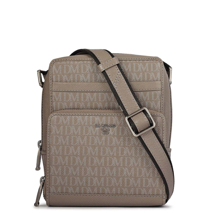 Monogram Franzy Leather Men Sling - Smoke Grey
