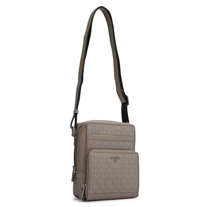 Monogram Franzy Leather Men Sling - Smoke Grey