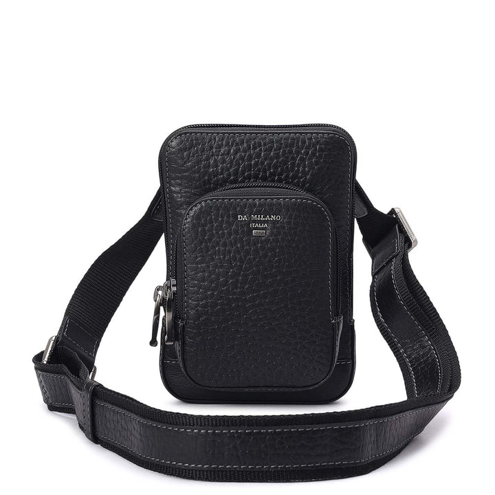 Bub Leather Men Sling - Black