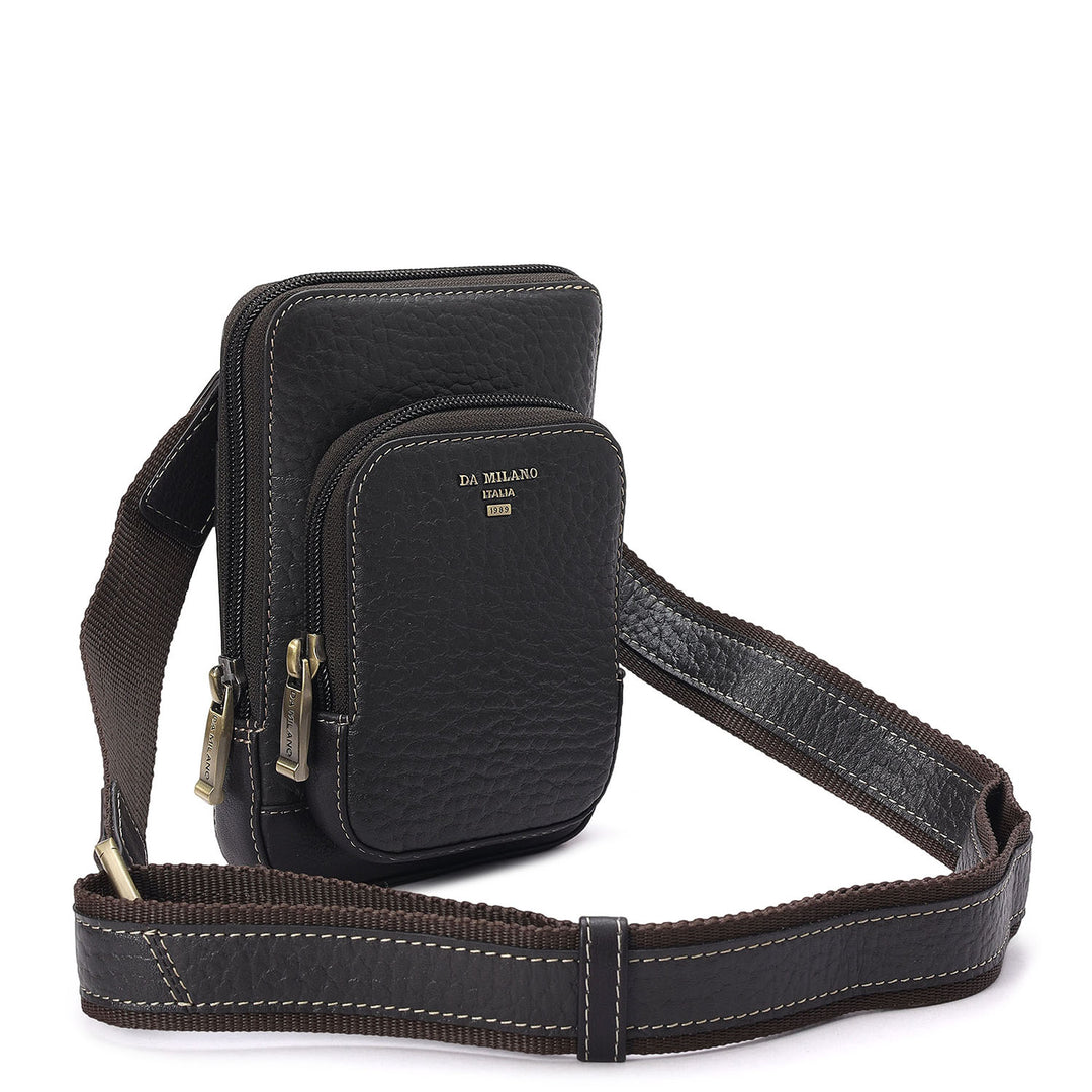 Bub Leather Men Sling - Brown