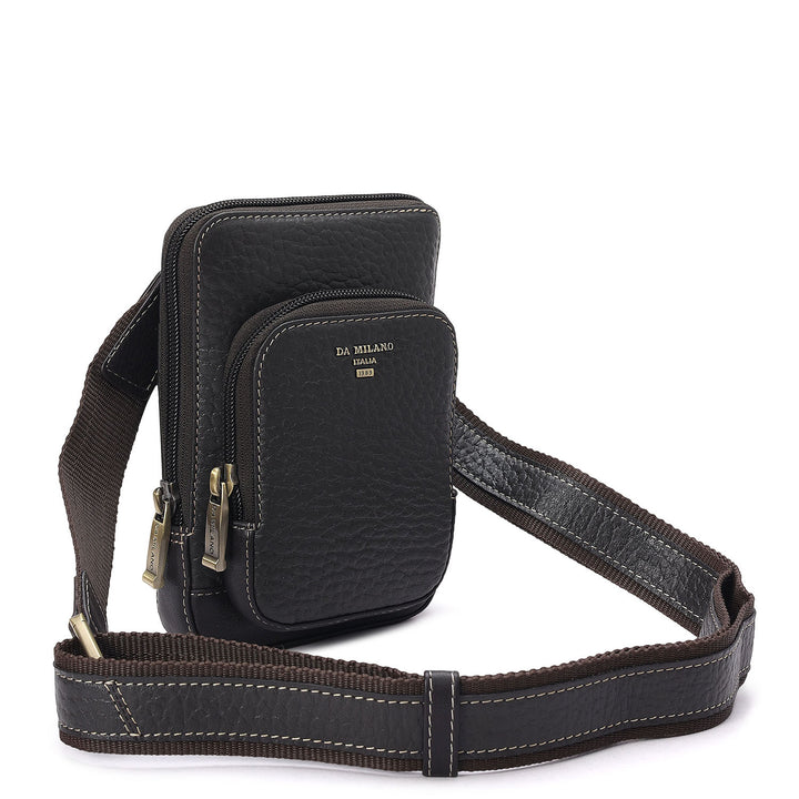 Bub Leather Men Sling - Brown