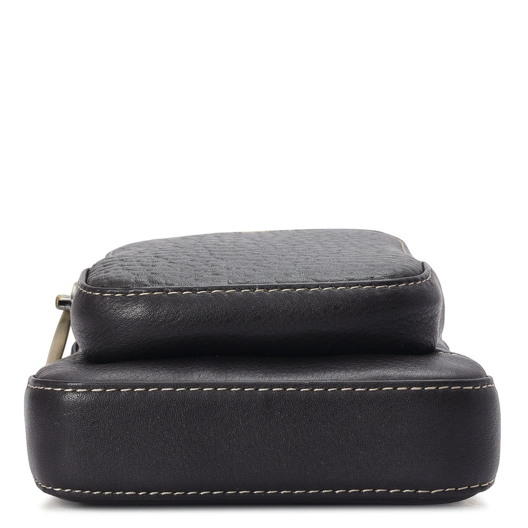 Bub Leather Men Sling - Brown