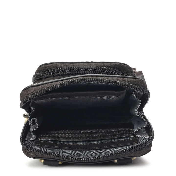 Bub Leather Men Sling - Brown