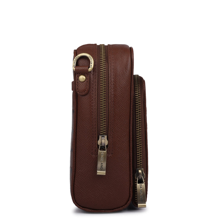 Croco Franzy Leather Men Sling - Date