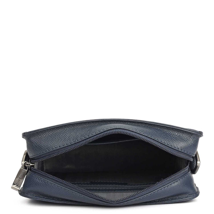 Croco Franzy Leather Men Sling - Ocean