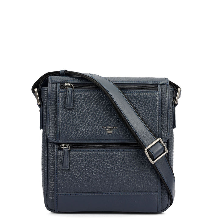 Bub Leather Men Sling - Navy