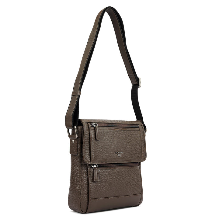 Bub Leather Men Sling - Taupe