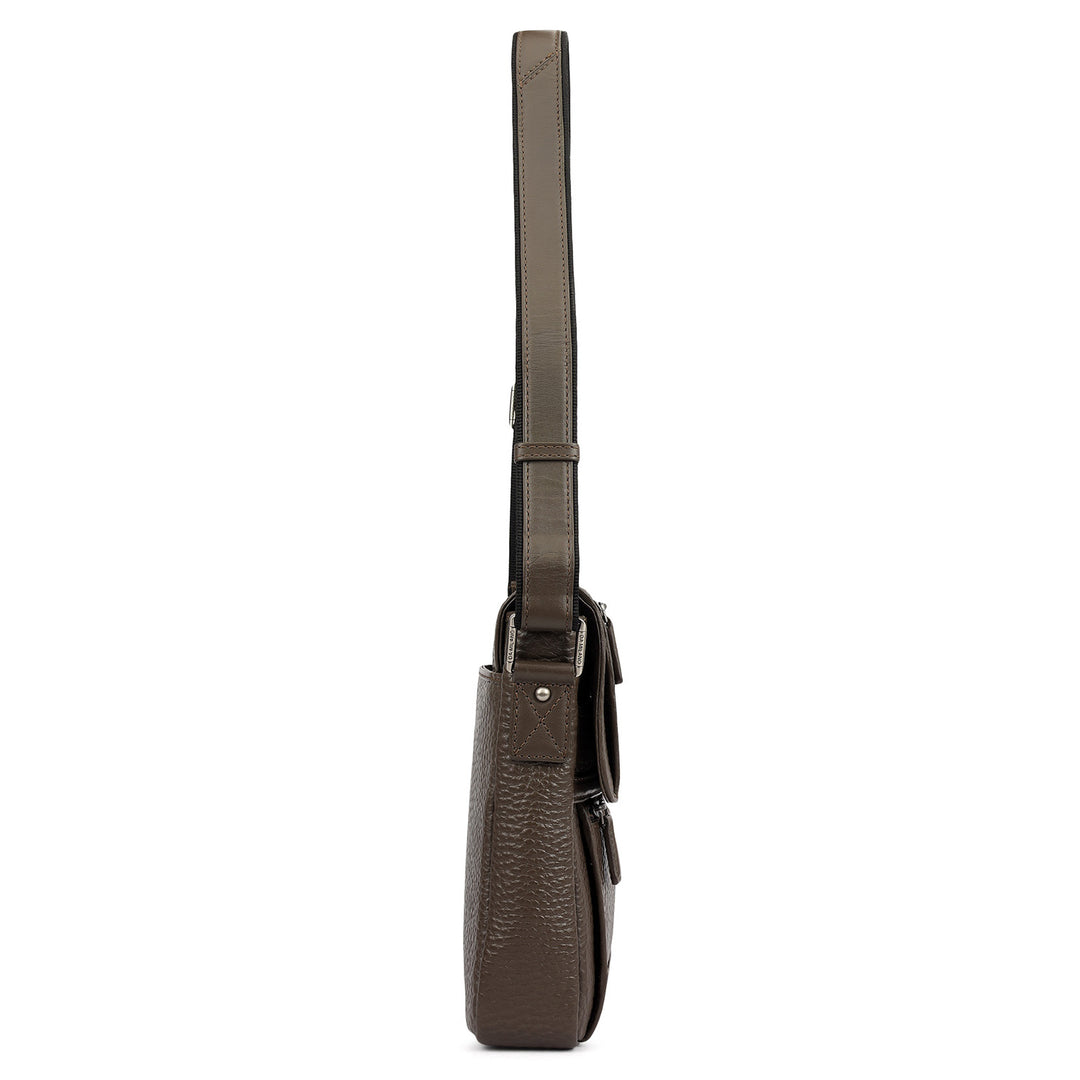 Bub Leather Men Sling - Taupe