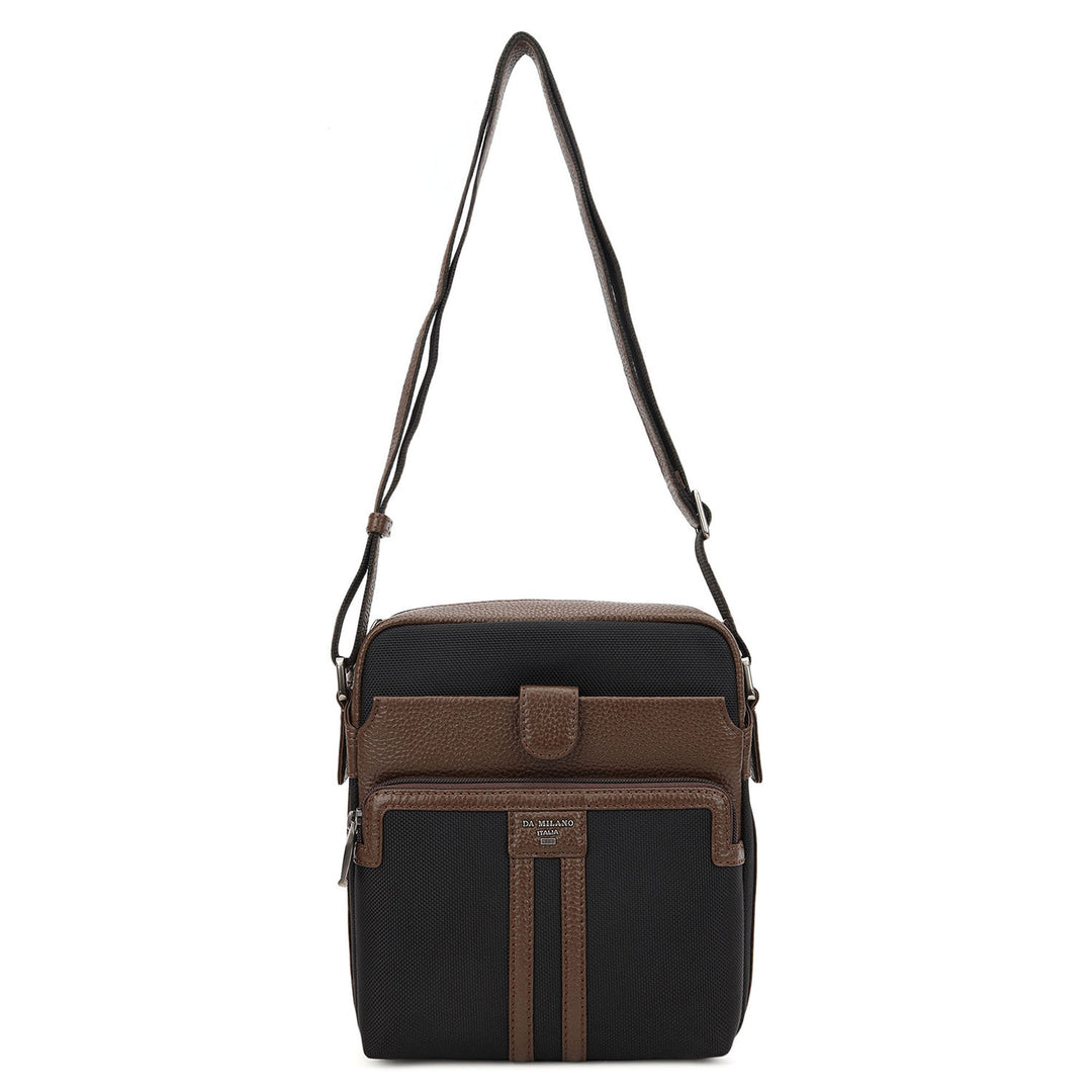Canvas Men's Sling - Black & Mocha