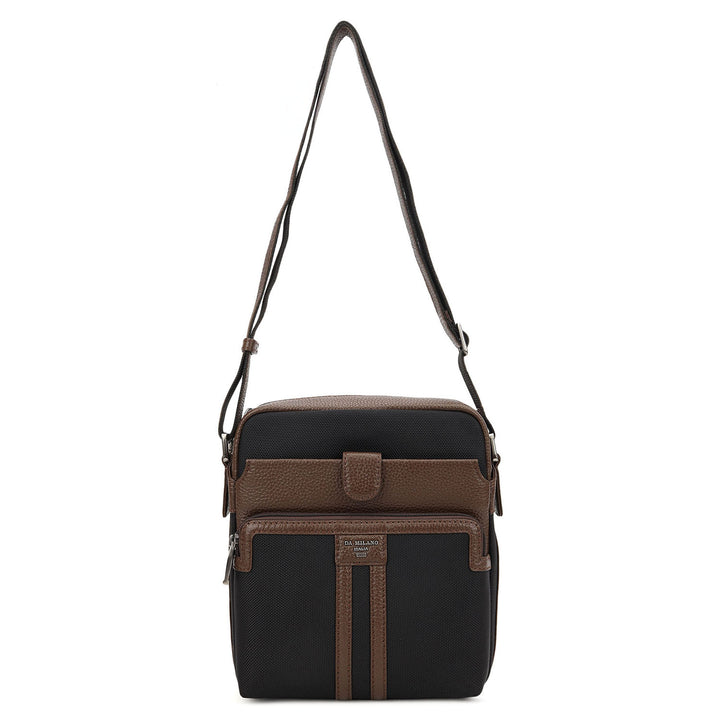 Canvas Men's Sling - Black & Mocha