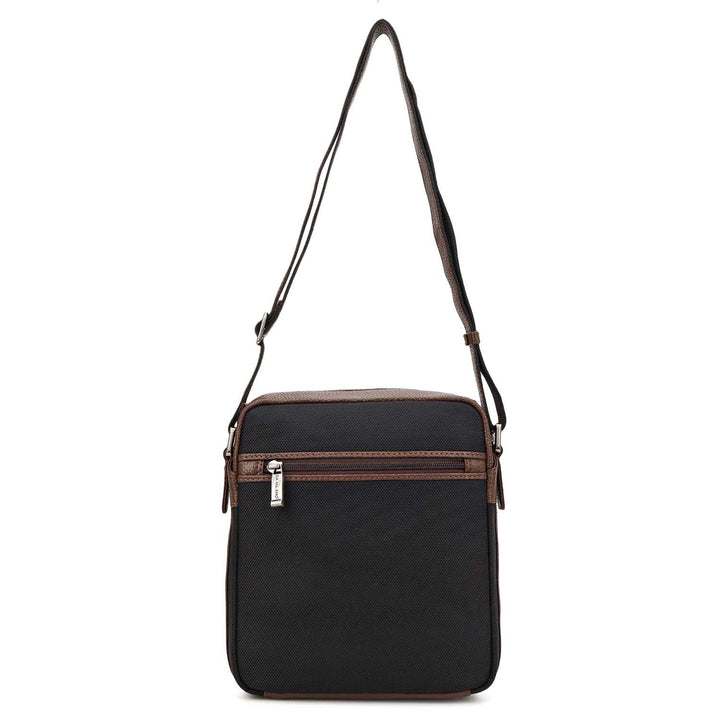 Canvas Men's Sling - Black & Mocha