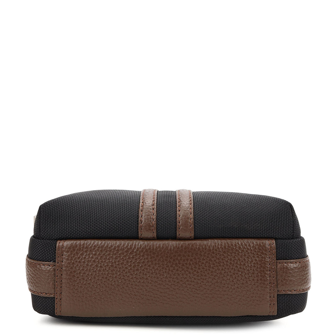 Canvas Men's Sling - Black & Mocha
