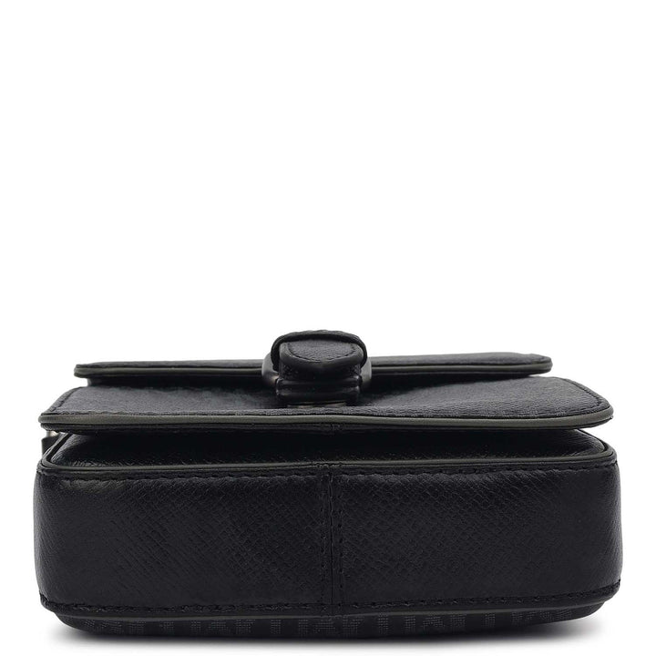Monogram Leather Men Sling - Black