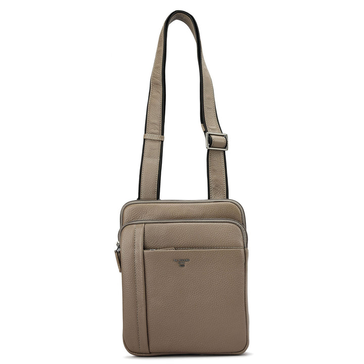 Wax Leather Men Sling - Smoke Grey