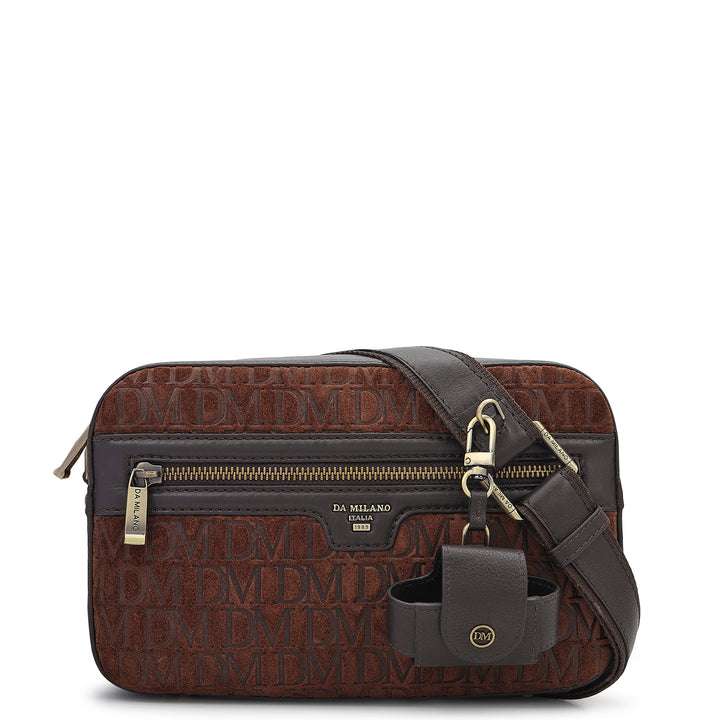 Monogram Men's Sling Bag (S) - Brown