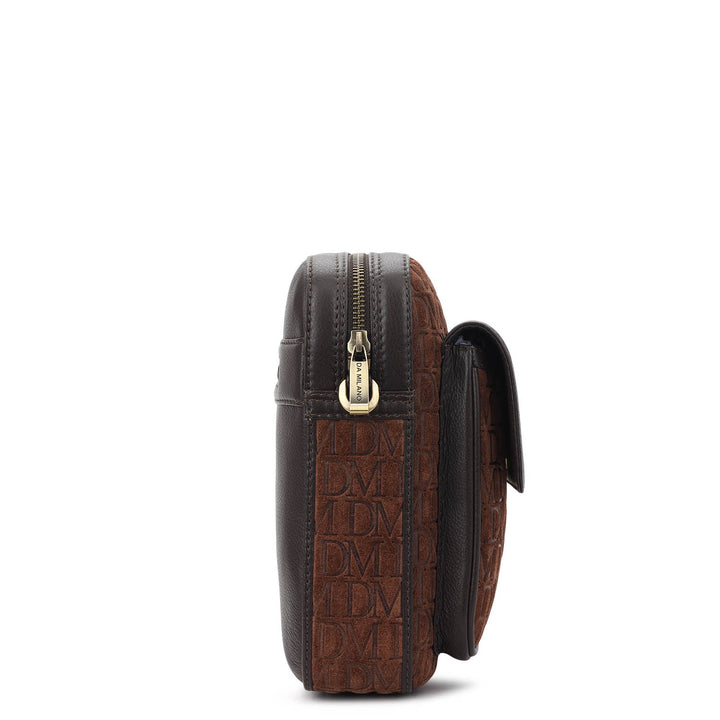 Monogram Men's Sling Bag (M) - Brown